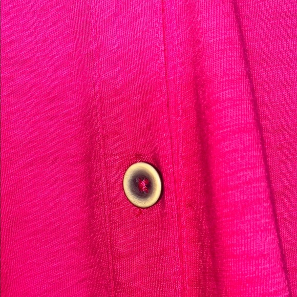 Soft Surroundings Pink Polo Button Down Shirt - Picture 9 of 11